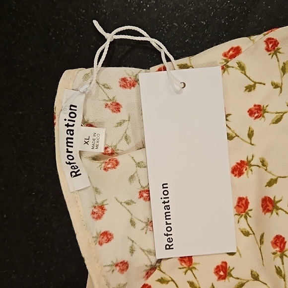 💕REFORMATION💕 Beauden Dress ~ Madison Floral Print XL NWT - Picture 12 of 15